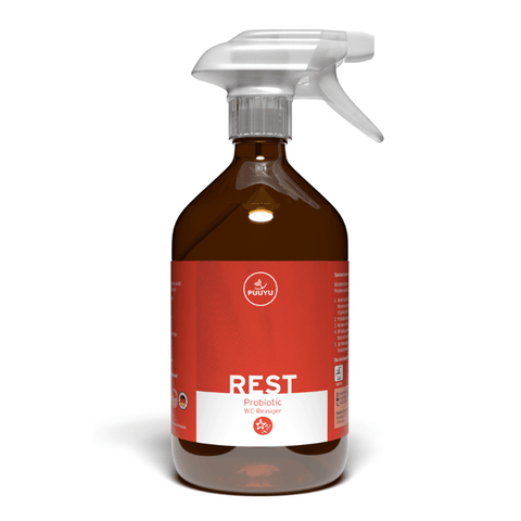 500 ml WC Reiniger REST Probiotic Glasflasche re