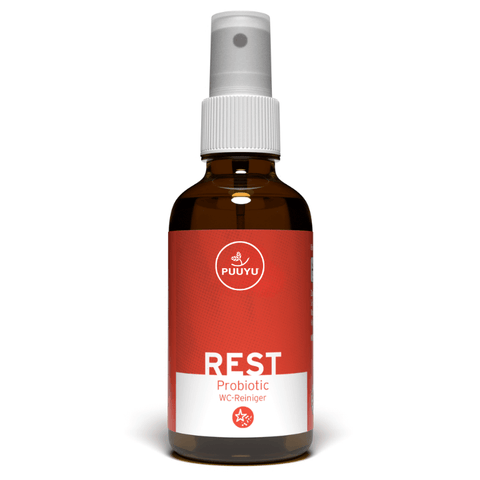 50 ml WC Reiniger REST Probiotic Glasflasche li