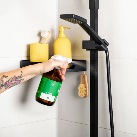 Kalkreiniger LIME Anwendung Dusche