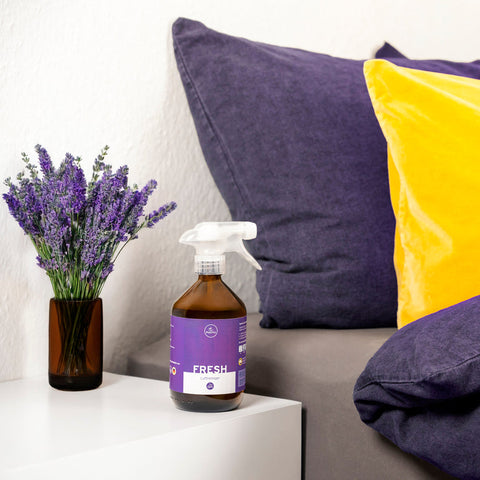 Luftreiniger FRESH Anwendung Bett lavendel