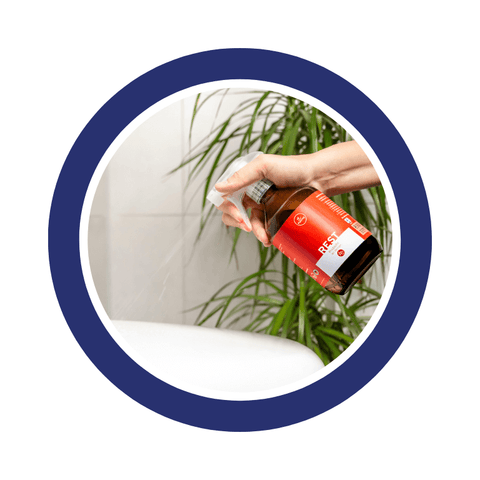 WC Reiniger REST Probiotic Anwendung sprühen